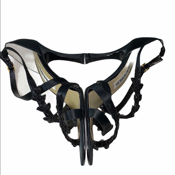 Caparros black sandals with embellishments size 8 - Picture 5 of 6